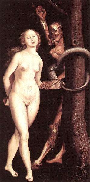 Hans Baldung Grien Eve, Serpent and Death Norge oil painting art